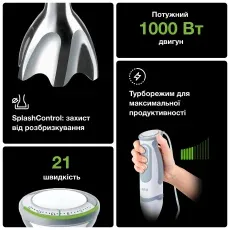 Погружний блендер Braun MQ5235WH default