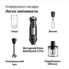 Погружний блендер Braun MQ55236M default
