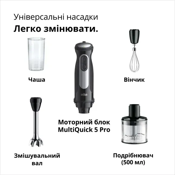 Погружний блендер Braun MQ55236M default