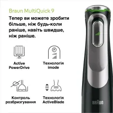 Погружний блендер Braun MQ9135XI default