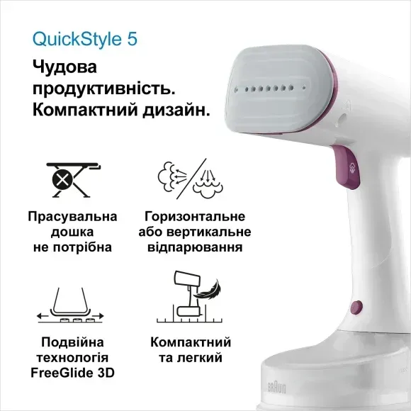 Ручний відпарювач Braun GS5011PU default
