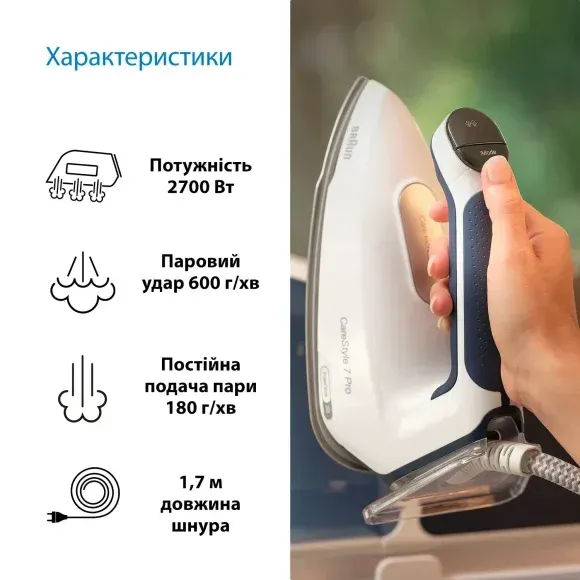 Прасувальна система Braun CareStyle 7 Pro IS7282BL default